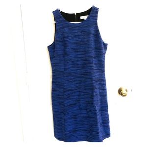 Loft Black and Blue Dress